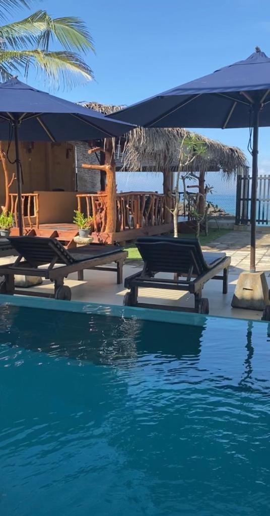 White Sand Villa - Beach Front ฮิกคาดูวา ภายนอก รูปภาพ